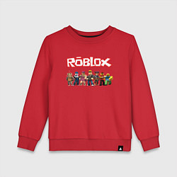Свитшот хлопковый детский ROBLOX, цвет: красный