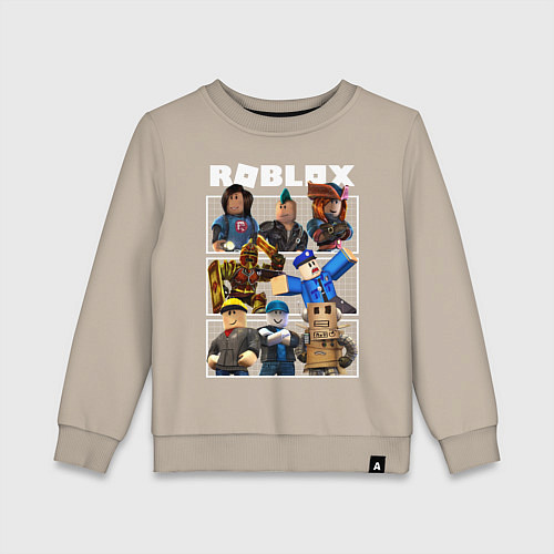 Детский свитшот ROBLOX / Миндальный – фото 1