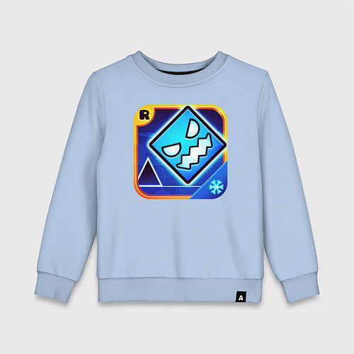 Детский свитшот Geometry Dash / Мягкое небо – фото 1