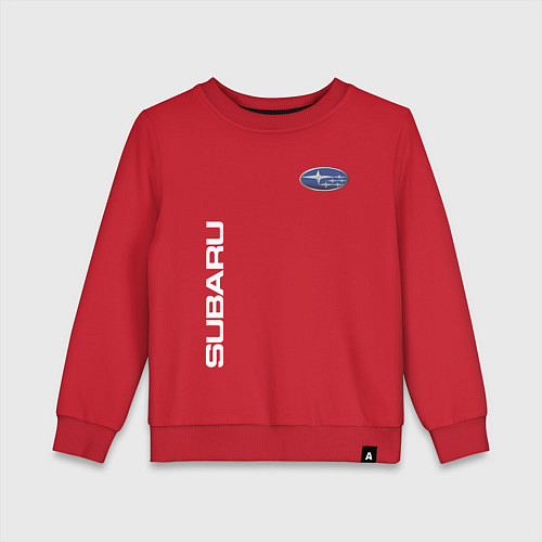 Детский свитшот SUBARU / Красный – фото 1