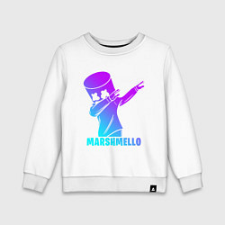 Свитшот хлопковый детский MARSHMELLO, цвет: белый