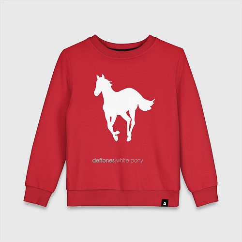 Детский свитшот White Pony / Красный – фото 1