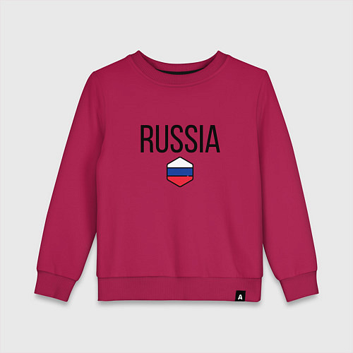 Детский свитшот Россия / Маджента – фото 1