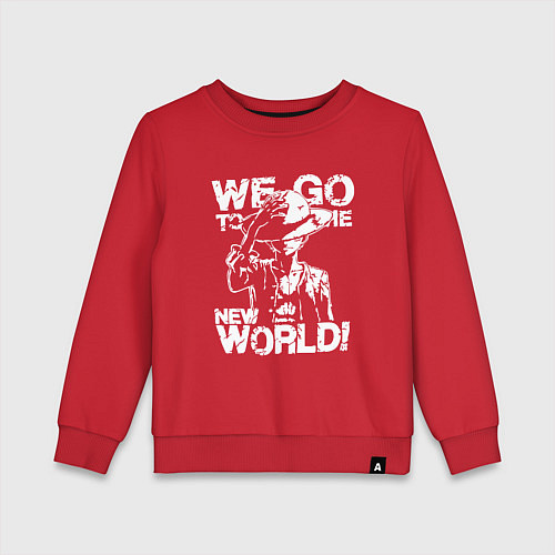 Детский свитшот One Piece / Красный – фото 1