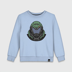 Свитшот хлопковый детский Палач Рока, цвет: мягкое небо