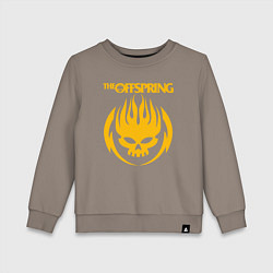 Свитшот хлопковый детский THE OFFSPRING, цвет: утренний латте