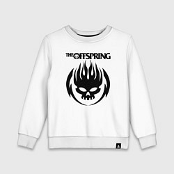 Свитшот хлопковый детский THE OFFSPRING, цвет: белый