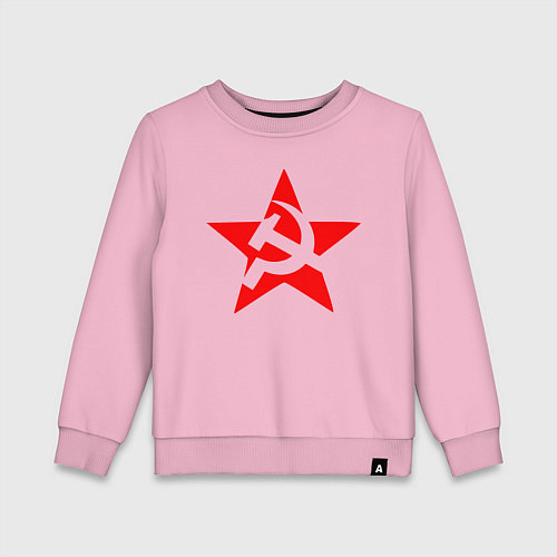 Детский свитшот СССР / Светло-розовый – фото 1
