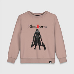 Свитшот хлопковый детский Bloodborne, цвет: пыльно-розовый