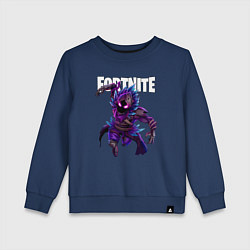 Свитшот хлопковый детский FORTNITE RAVEN, цвет: тёмно-синий
