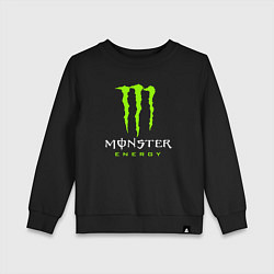 Свитшот хлопковый детский MONSTER ENERGY, цвет: черный