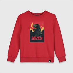 Детский свитшот Godzilla