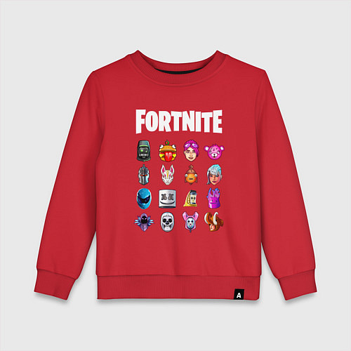 Детский свитшот FORTNITE / Красный – фото 1