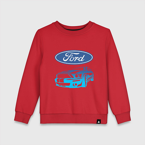 Детский свитшот Ford Z / Красный – фото 1