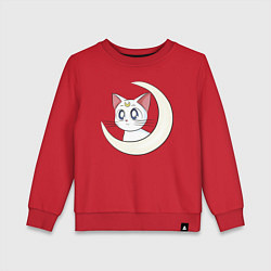 Свитшот хлопковый детский Artemis, цвет: красный