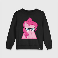 Свитшот хлопковый детский Pinky Pie hipster, цвет: черный