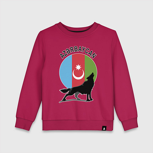 Детский свитшот Азербайджан / Маджента – фото 1
