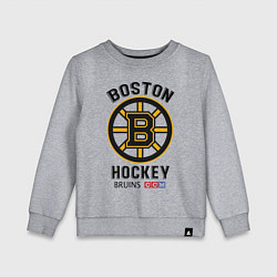 Свитшот хлопковый детский BOSTON BRUINS NHL, цвет: меланж