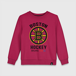 Свитшот хлопковый детский BOSTON BRUINS NHL, цвет: маджента