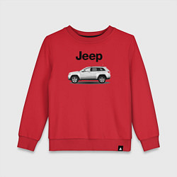 Свитшот хлопковый детский Jeep, цвет: красный