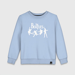 Свитшот хлопковый детский The Beatles, цвет: мягкое небо