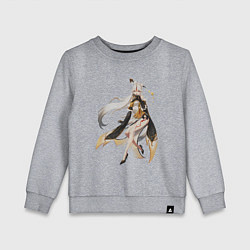 Свитшот хлопковый детский Нин Гуан, цвет: меланж