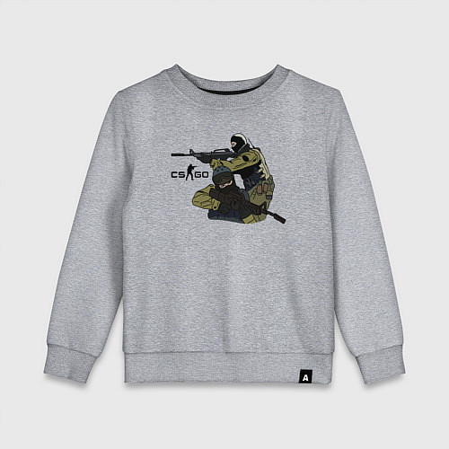 Детский свитшот CS:GO / Меланж – фото 1