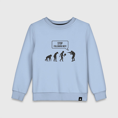 Детский свитшот CS GO спина Z / Мягкое небо – фото 1