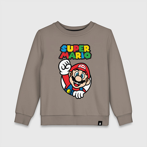 Детский свитшот Mario / Утренний латте – фото 1