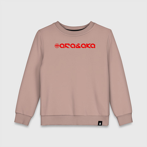 Детский свитшот ARASAKA / Пыльно-розовый – фото 1