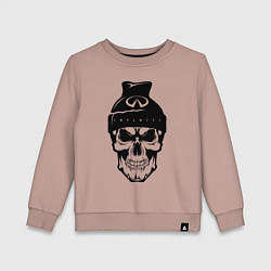 Свитшот хлопковый детский Infinity Инфинити Z, цвет: пыльно-розовый