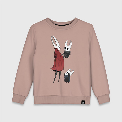 Детский свитшот Хорнет и рыцари / Пыльно-розовый – фото 1