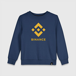 Детский свитшот BINANCE БИНАНС БИРЖА