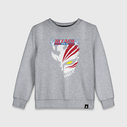 Свитшот хлопковый детский БЛИЧ МАСКА BLEACH MASK, цвет: меланж