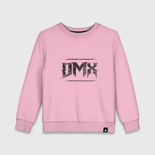 Детский свитшот DMX Black / Светло-розовый – фото 1