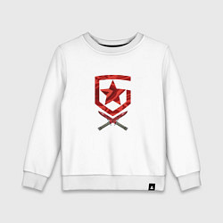 Свитшот хлопковый детский Gambit Gaming Slaughter 202122 Убийство, цвет: белый