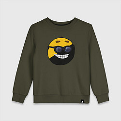 Свитшот хлопковый детский Анкап, цвет: хаки