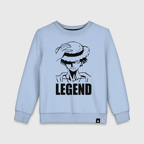 Детский свитшот Луффи Легенда One Piece / Мягкое небо – фото 1