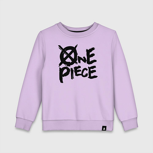 Детский свитшот One Piece Большой куш лого / Лаванда – фото 1