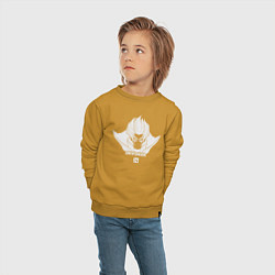Свитшот хлопковый детский Invoker из Доты 2, цвет: горчичный — фото 2