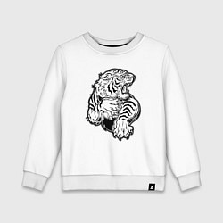 Детский свитшот Белый Тигр