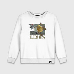 Свитшот хлопковый детский Elden Ring Pot Горшок, цвет: белый