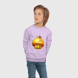 Свитшот хлопковый детский GoldToad, цвет: лаванда — фото 2