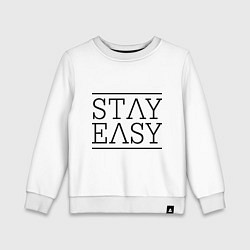 Детский свитшот Stay easy