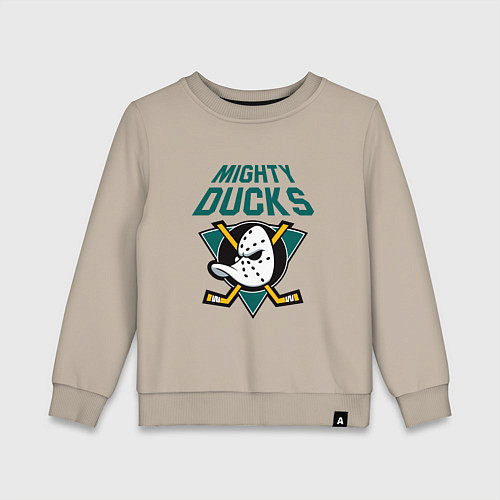 Детский свитшот Анахайм Дакс, Mighty Ducks / Миндальный – фото 1