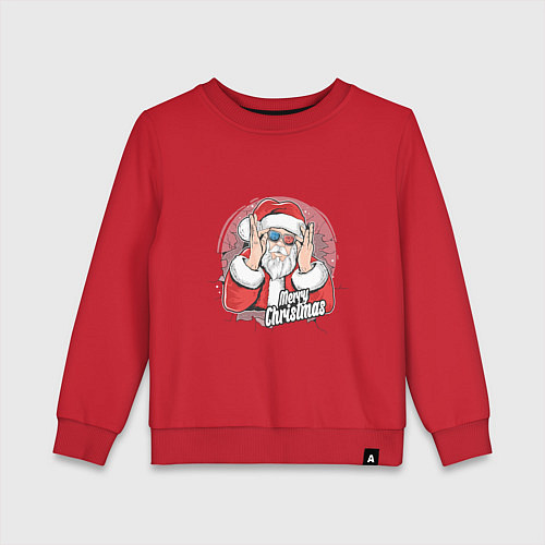 Детский свитшот Cool Santa / Красный – фото 1
