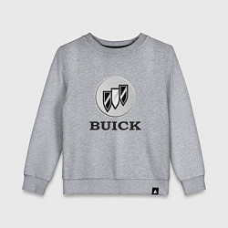 Детский свитшот Gray gradient Logo Buick