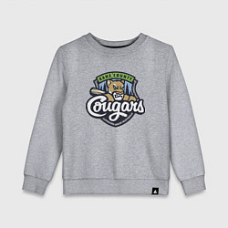 Свитшот хлопковый детский Kane County Cougars - baseball team, цвет: меланж