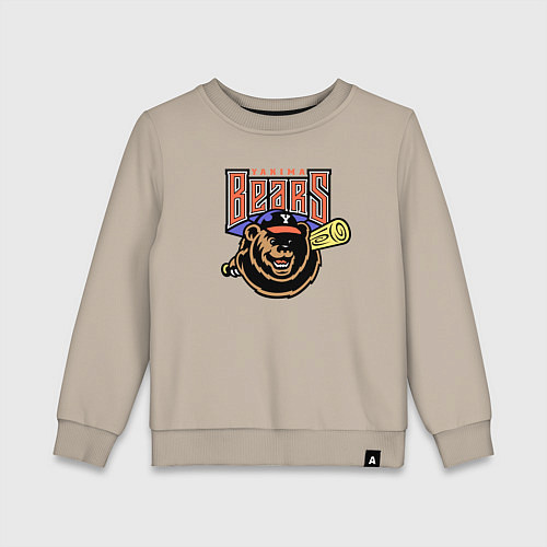 Детский свитшот Yakima Bears - baseball team / Миндальный – фото 1