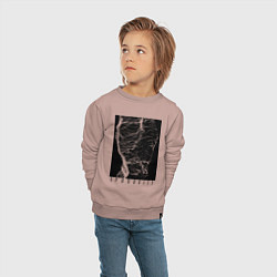 Свитшот хлопковый детский APHRODITE Fashion summer 2022, цвет: пыльно-розовый — фото 2